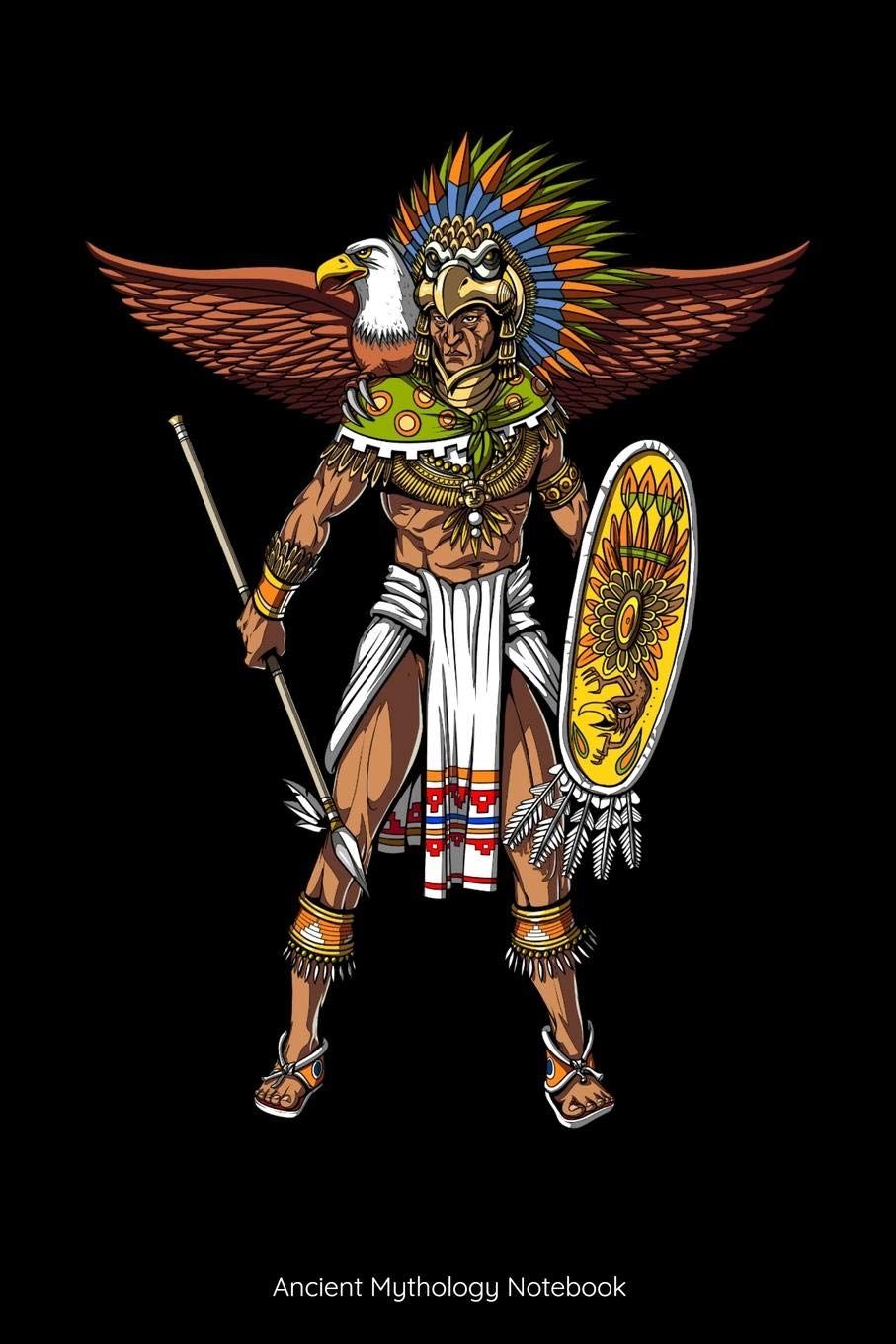 Ancient Mythology Notebook: Aztec Eagle Warrior Notebook,Used