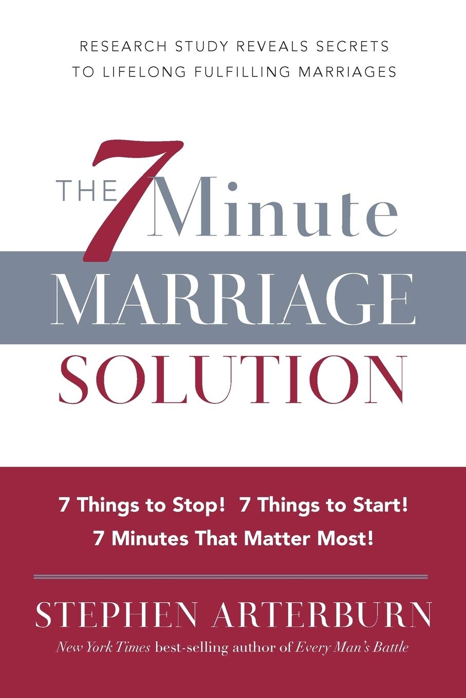 The 7 Minute Marriage Solution: 7 Things To Start! 7 Things To Stop! 7 Things That Matter Most!