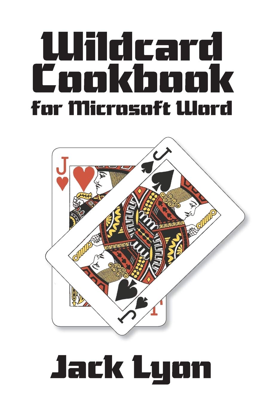 Wildcard Cookbook for Microsoft Word,Used