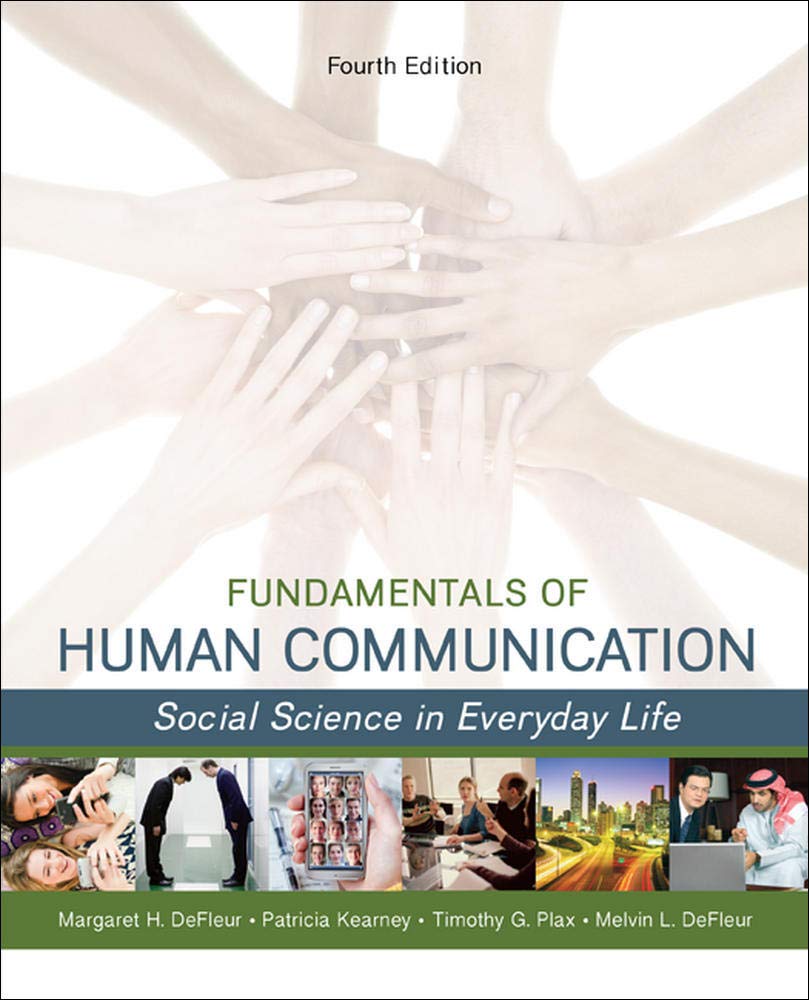 Fundamentals of Human Communication: Social Science in Everday Life,Used
