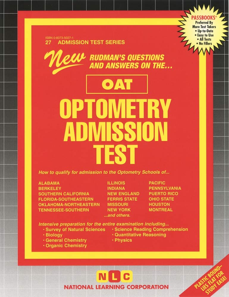 Optometry Admission Test (OAT) (Admission Test Series),Used