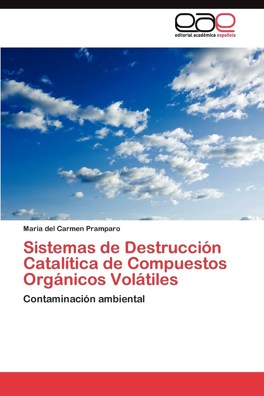 Sistemas de Destruccin Cataltica de Compuestos Orgnicos Voltiles: Contaminacin ambiental (Spanish Edition),Used