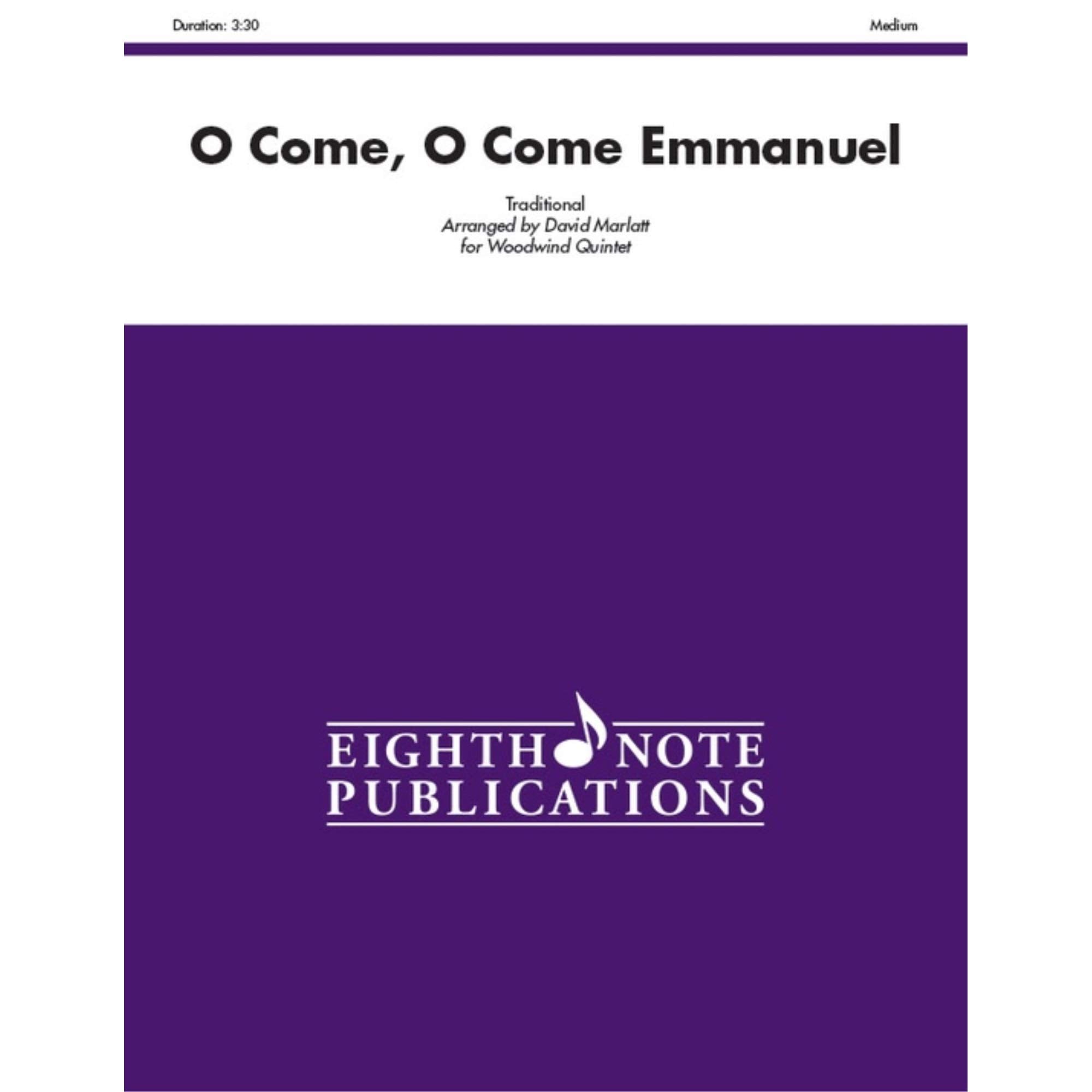 O Come, O Come Emanuel: Score & Parts (Eighth Note Publications),Used
