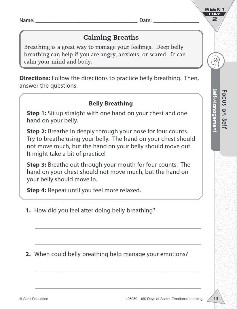 180 Days: SocialEmotional Learning for 3rd Grade Practice Workbook for Classroom and Home, Cool and Fun Practice Created by Tea,Used