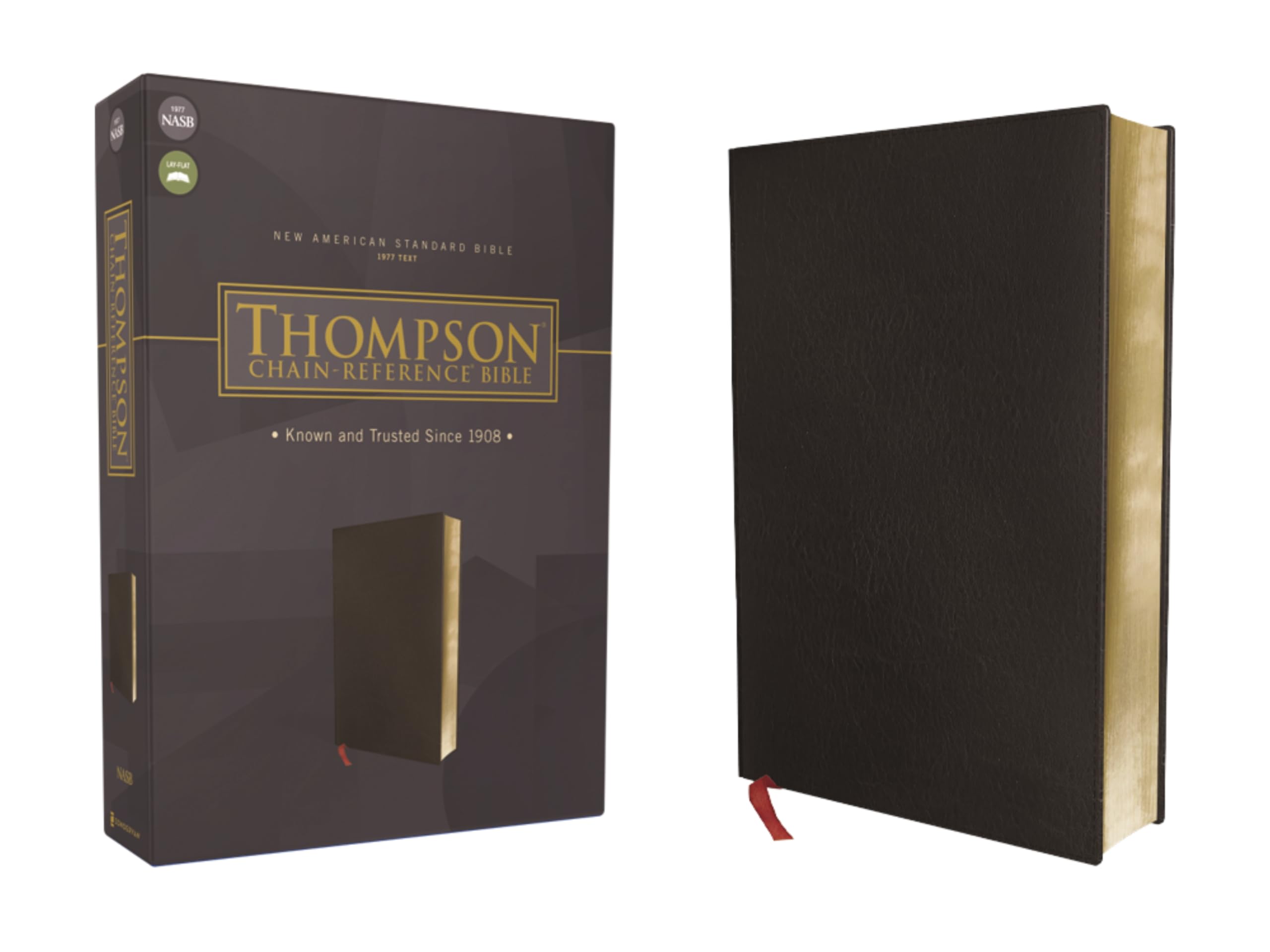 Nasb, Thompson Chainreference Bible, Bonded Leather, Black, Red Letter, 1977 Text,New