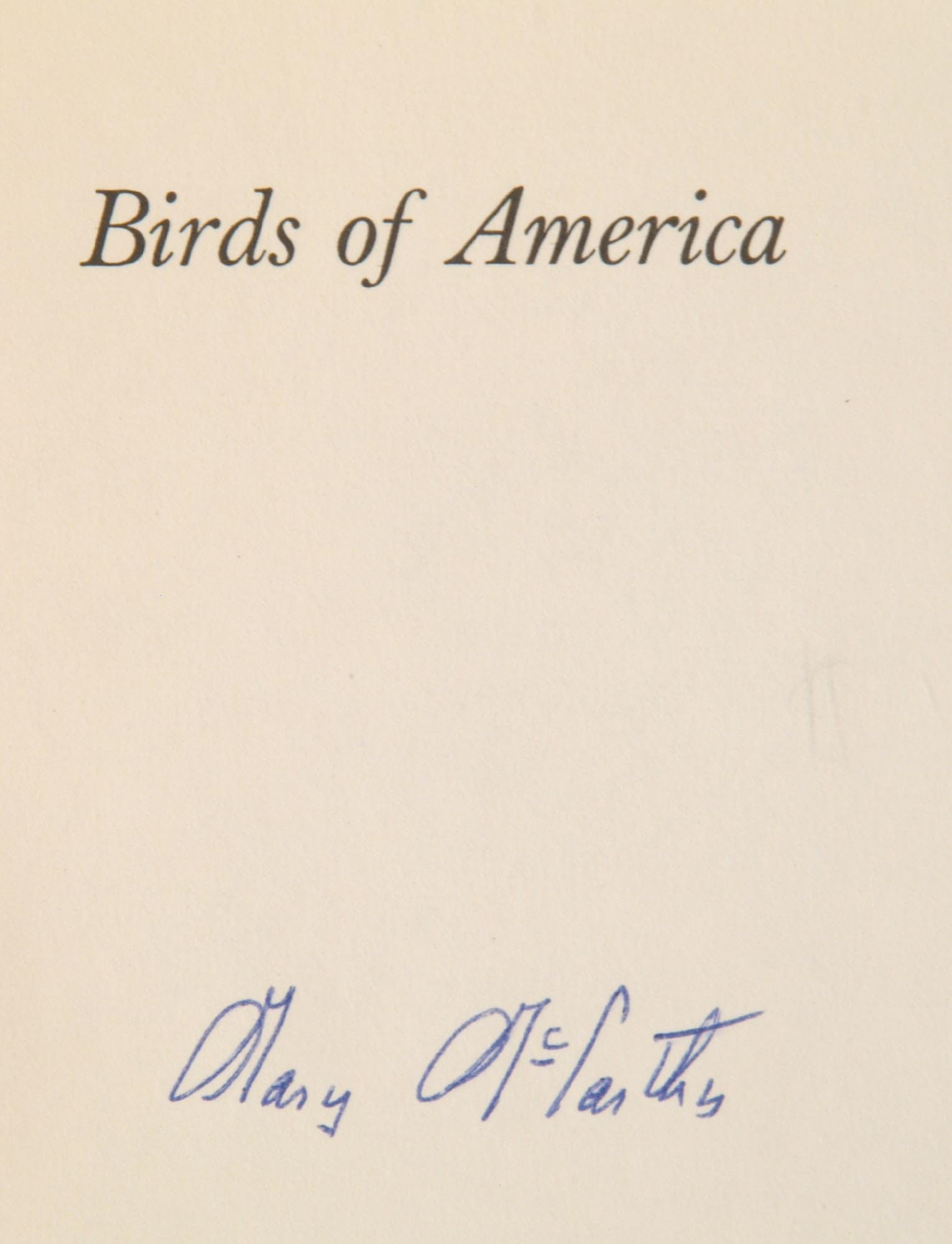 Birds Of America,Used