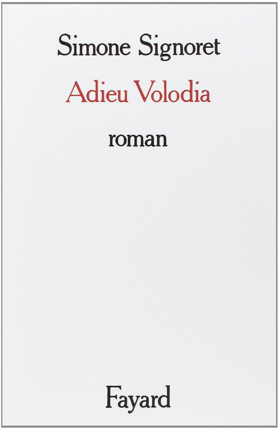 Adieu Volodia,Used
