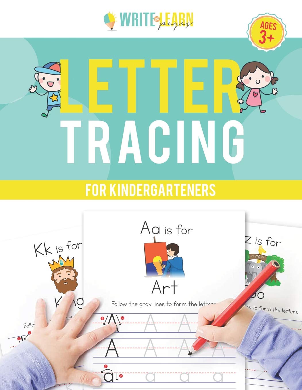 Write & Learn Pages: Letter Tracing For Kindergarteners,Used