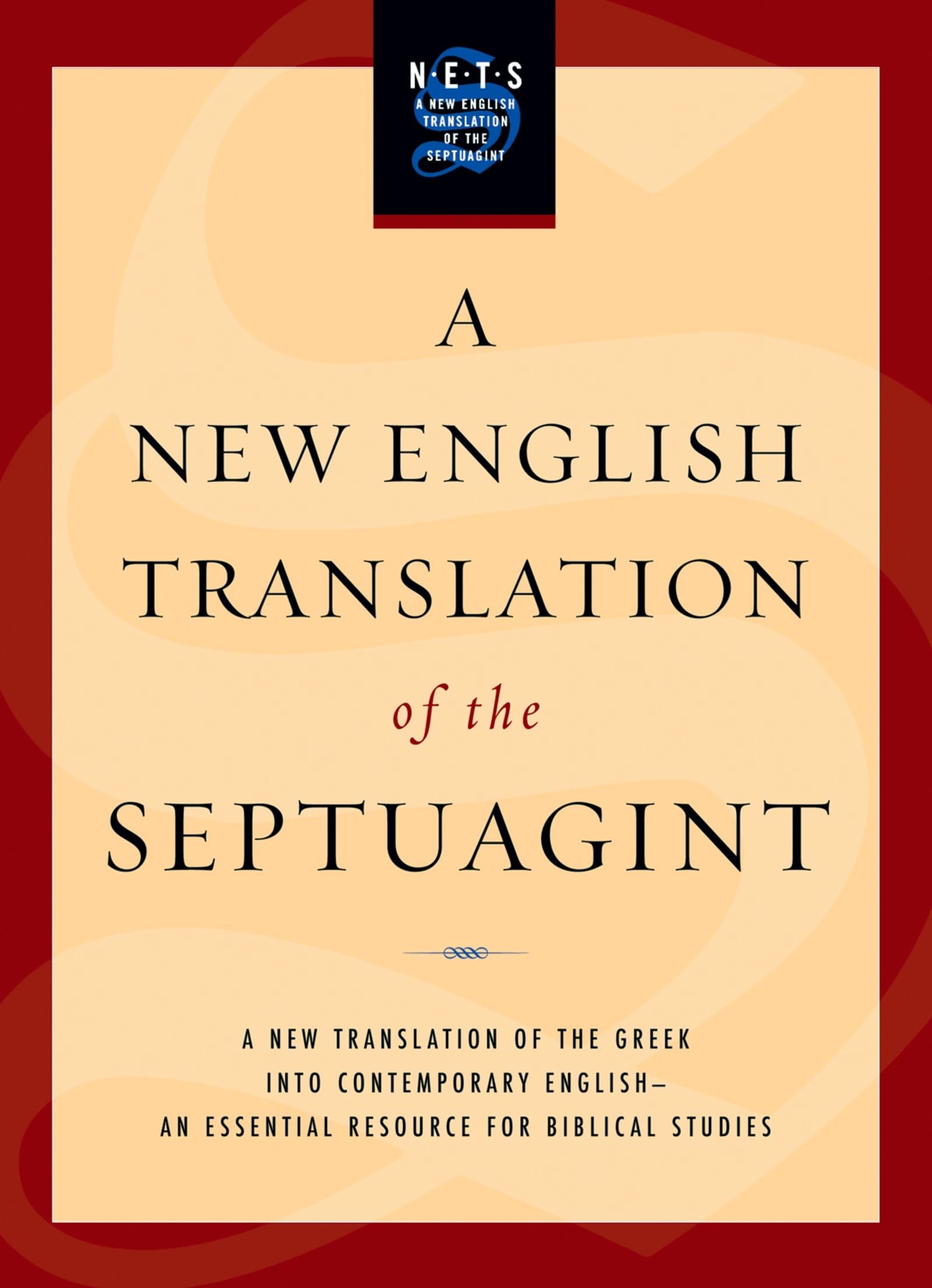 A New English Translation of the Septuagint,Used