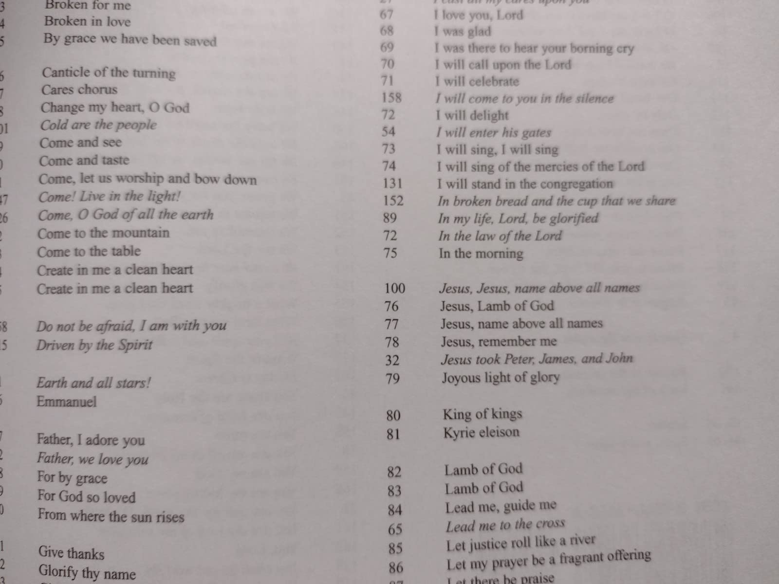 Worship and Praise Songbook,Used