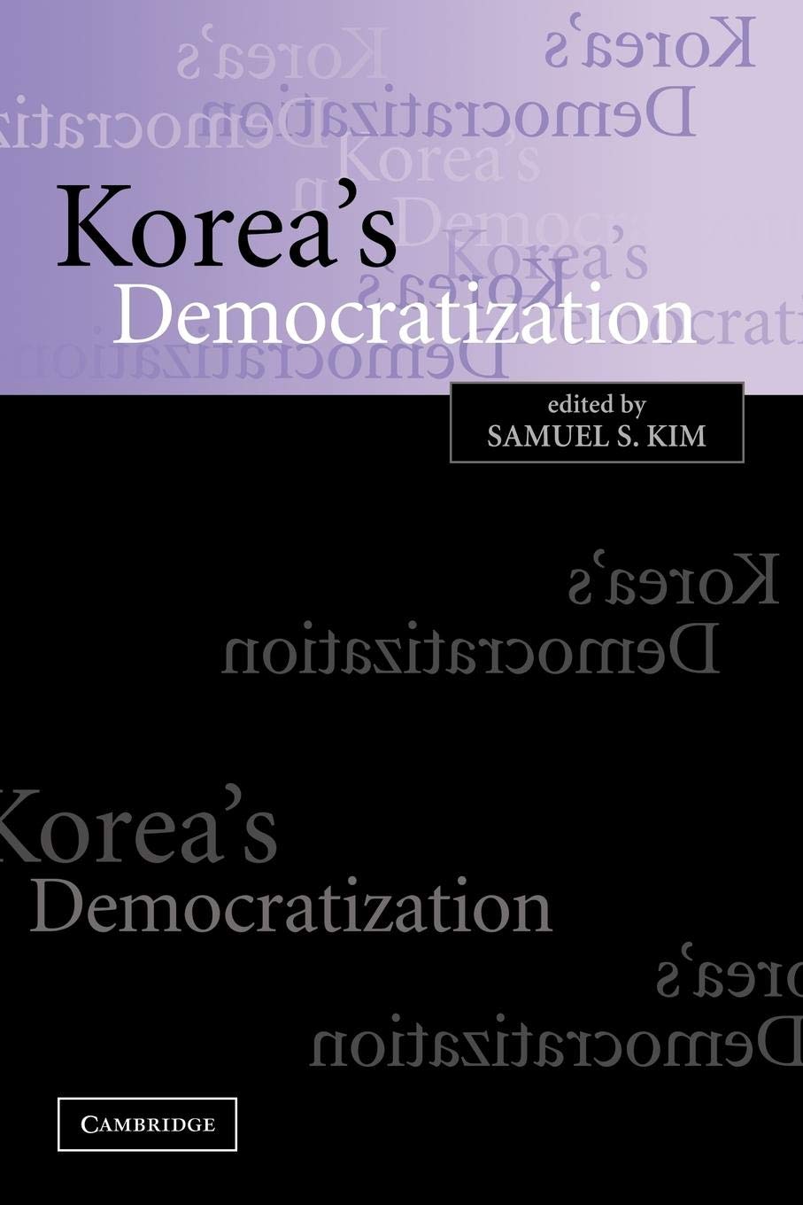 Korea'S Democratization,New