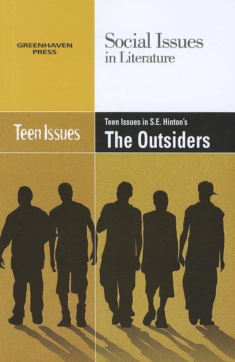 Teen Issues in S. E. Hinton's the Outsiders (Social Issues in Literature),Used