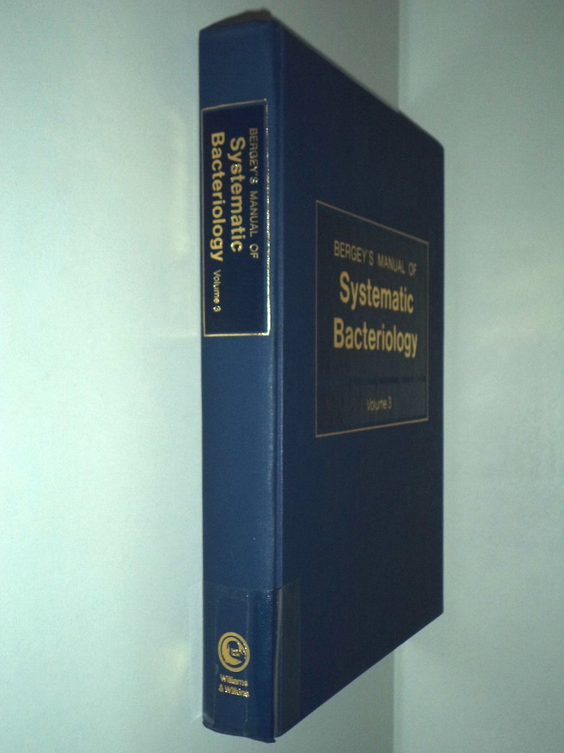 Bergey's Manual of Systematic Bacteriology, Volume 3,Used