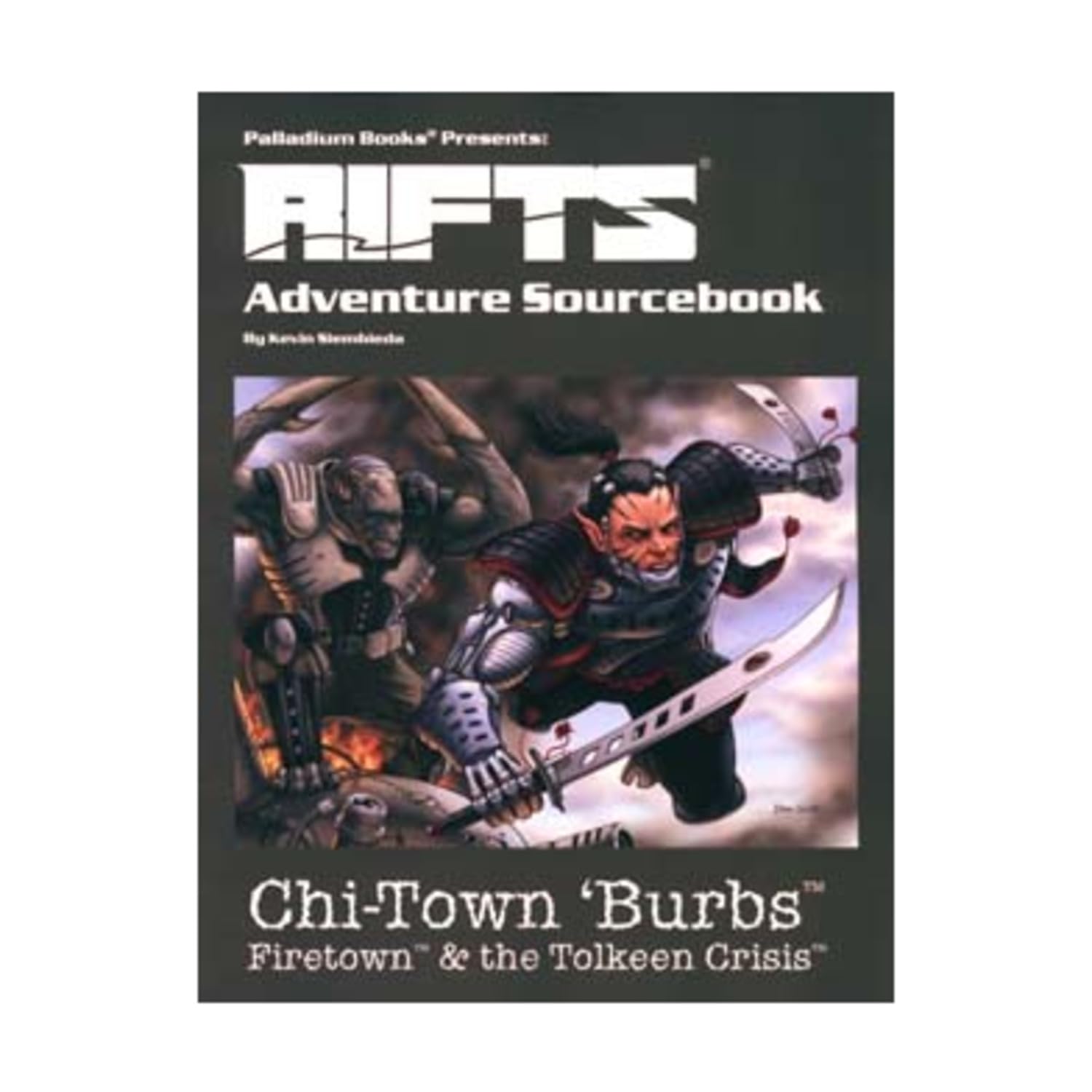 Rifts Adventure Sourcebook 2: ChiTown 'Burbs: Firetown & the Tolkeen Crisis,Used