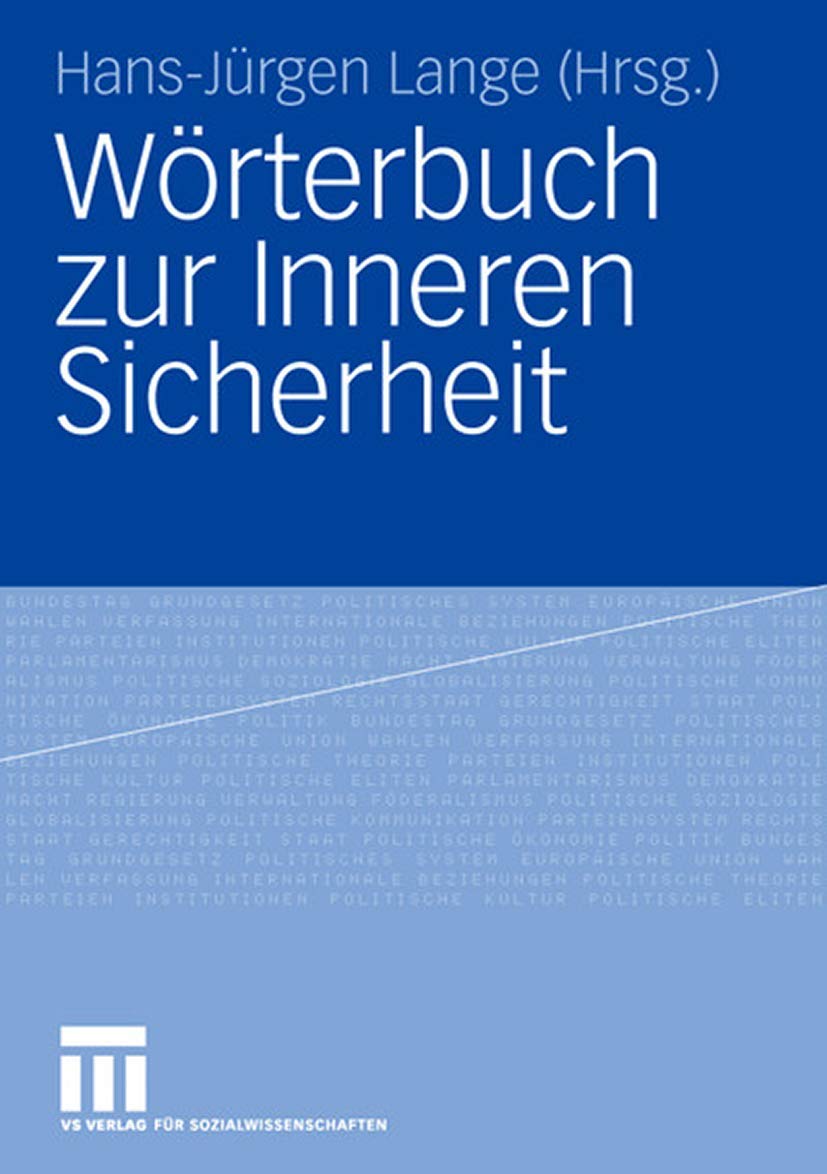 Wrterbuch zur Inneren Sicherheit (German Edition),New