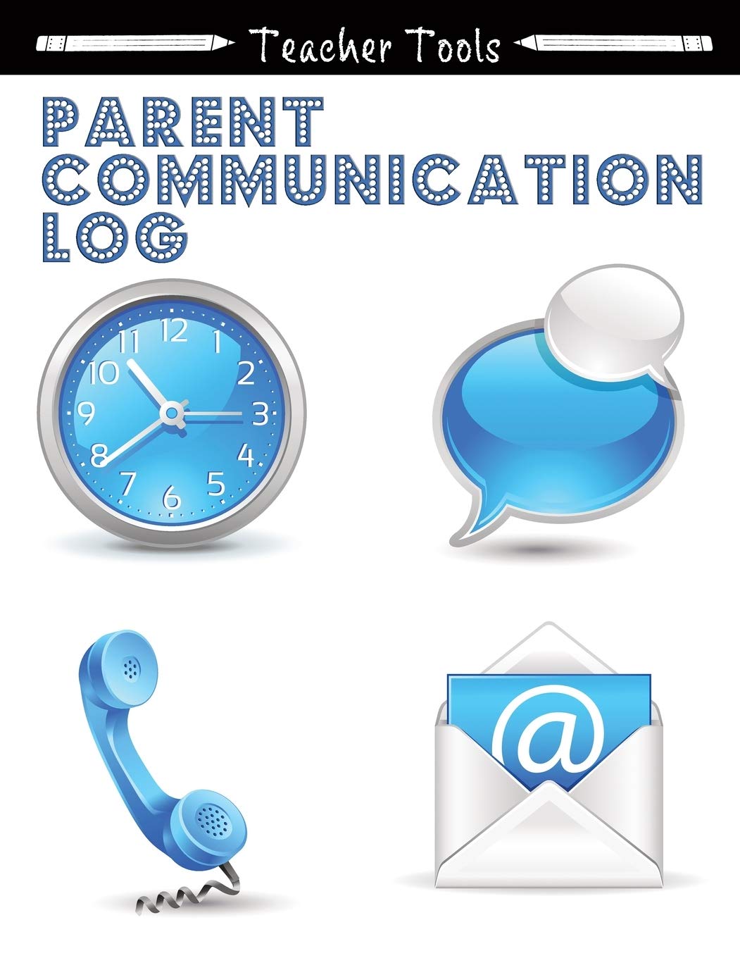 Parent Communication Log: Teachers Notebook For Taking Notes on Students for Parent Teacher Meetings,Used