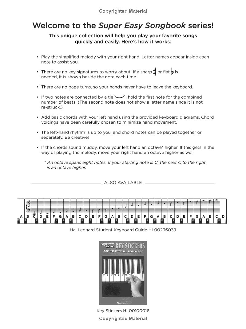 Disney  Super Easy Songbook  Disney Piano Music Book with Accessible Arrangements  EasytoPlay Piano Sheet Music Book,New