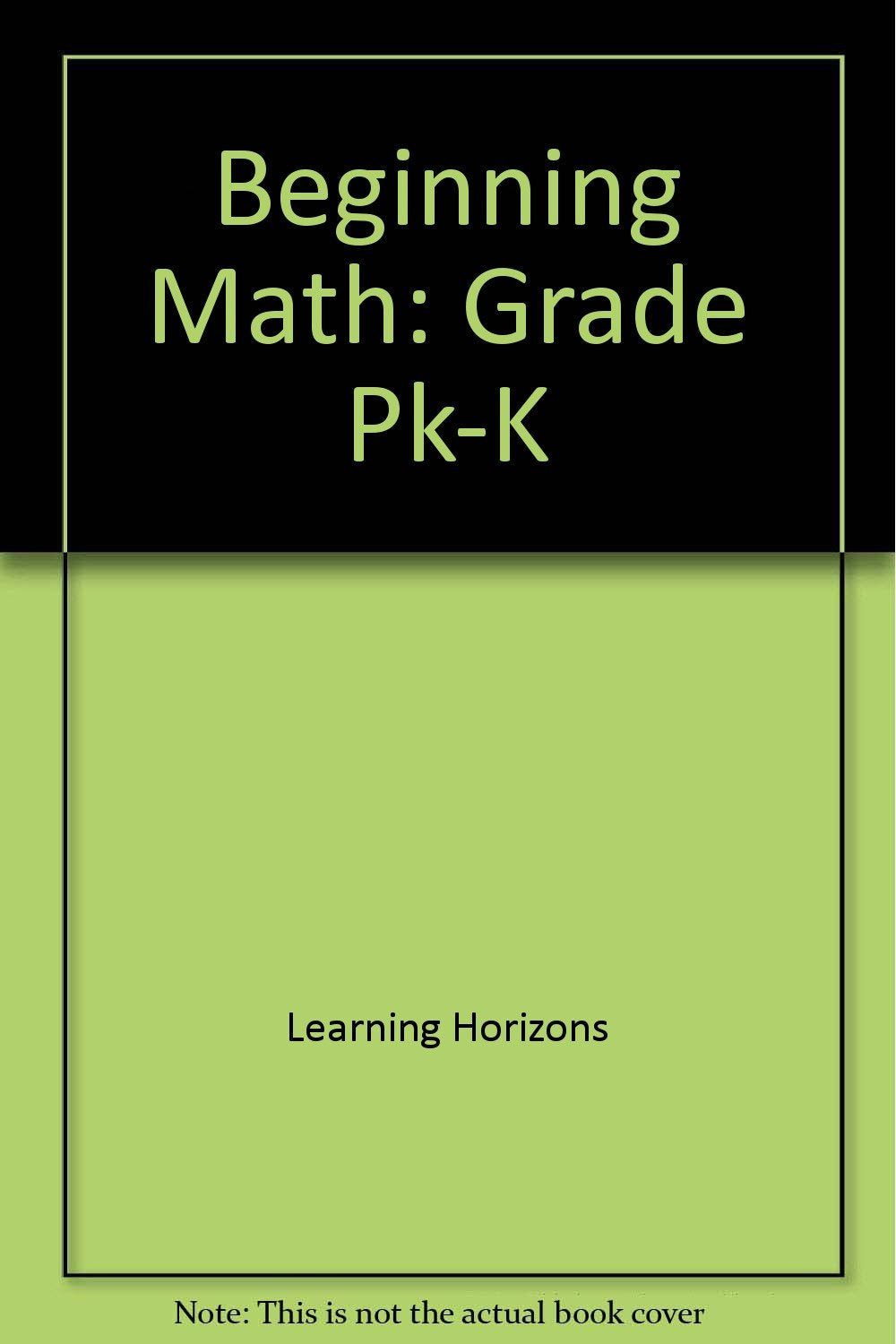 Beginning Math: Grade PkK,Used