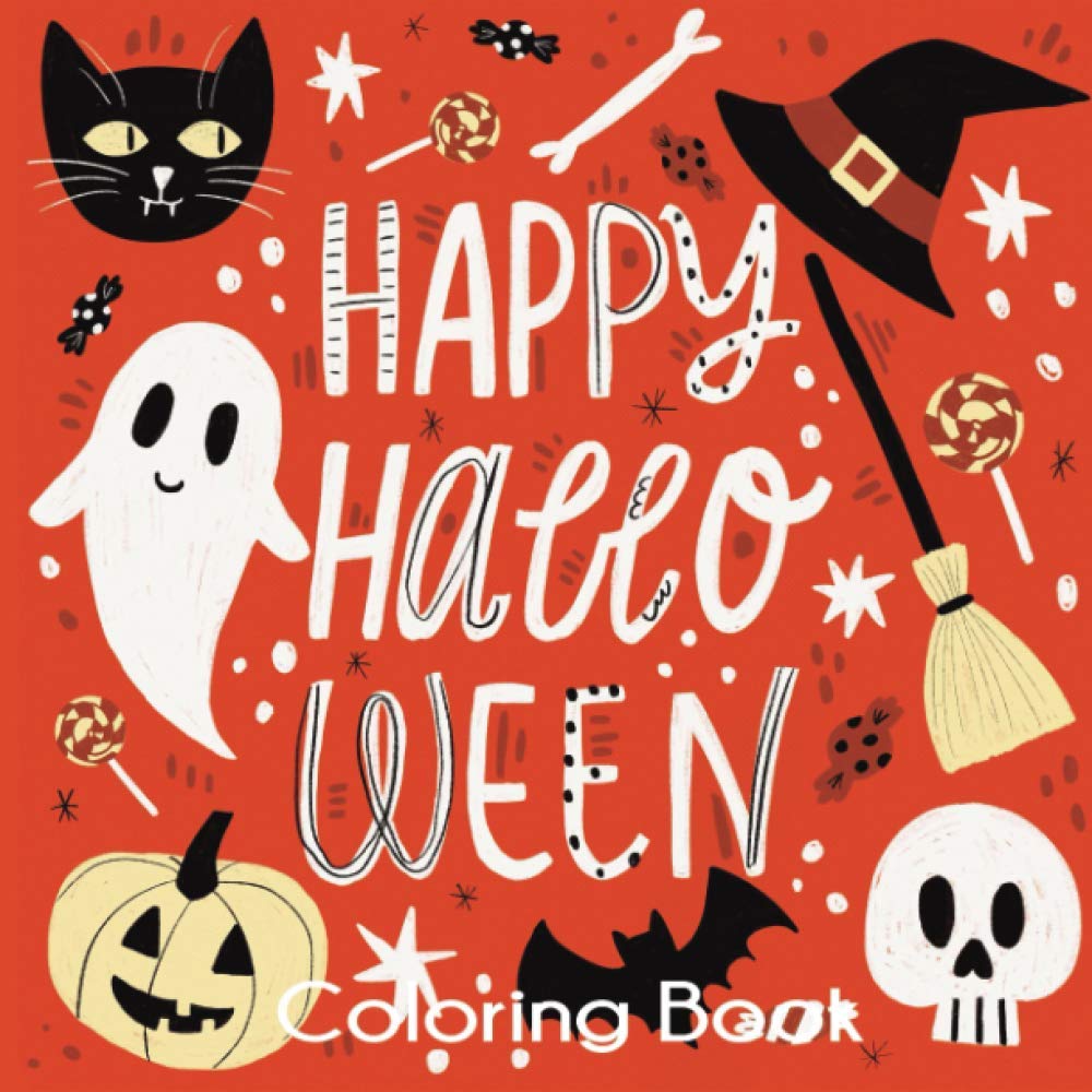 Happy Halloween Coloring Book,Used