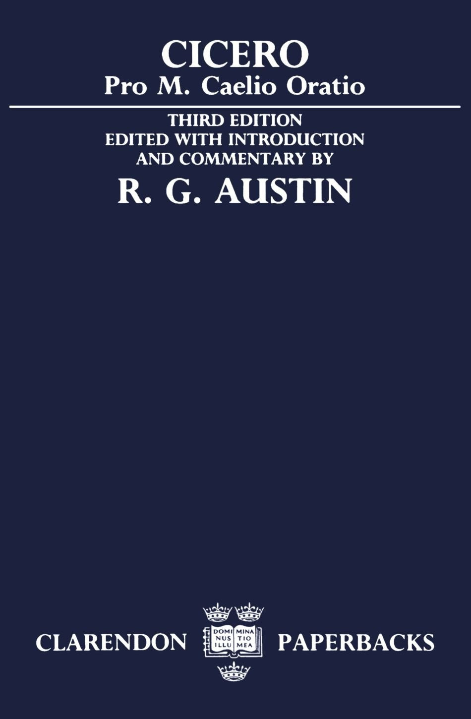 Pro M. Caelio Oratio,Used