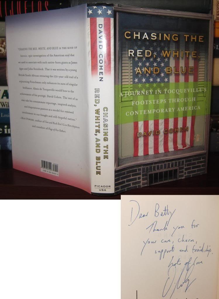 Chasing the Red, White, and Blue: A Journey in Tocqueville's Footsteps Through Contemporary America,Used