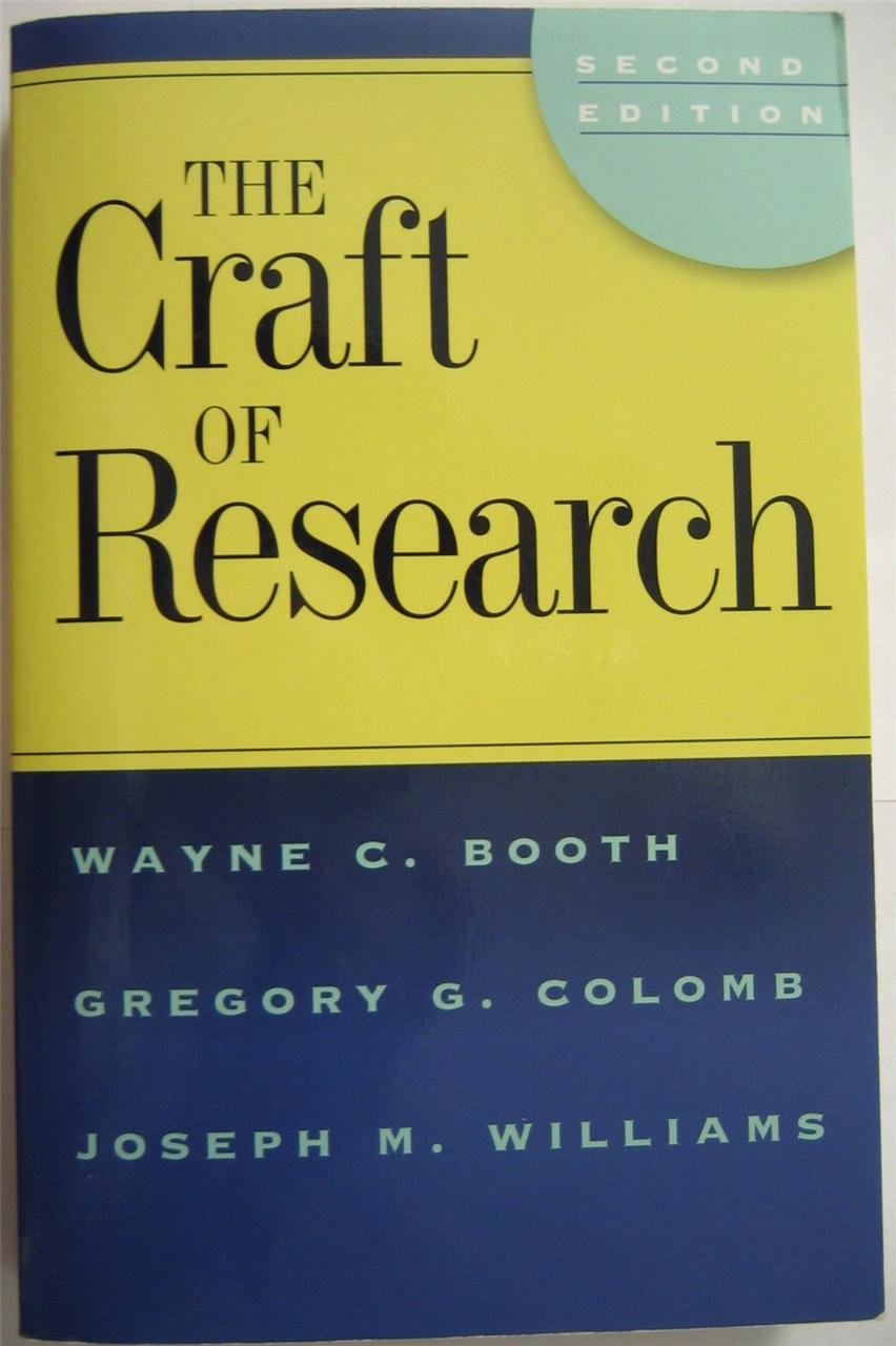 The Craft Of Research, 2Nd Edition (Chicago Guides To Writing, Editing, And Publishing),Used