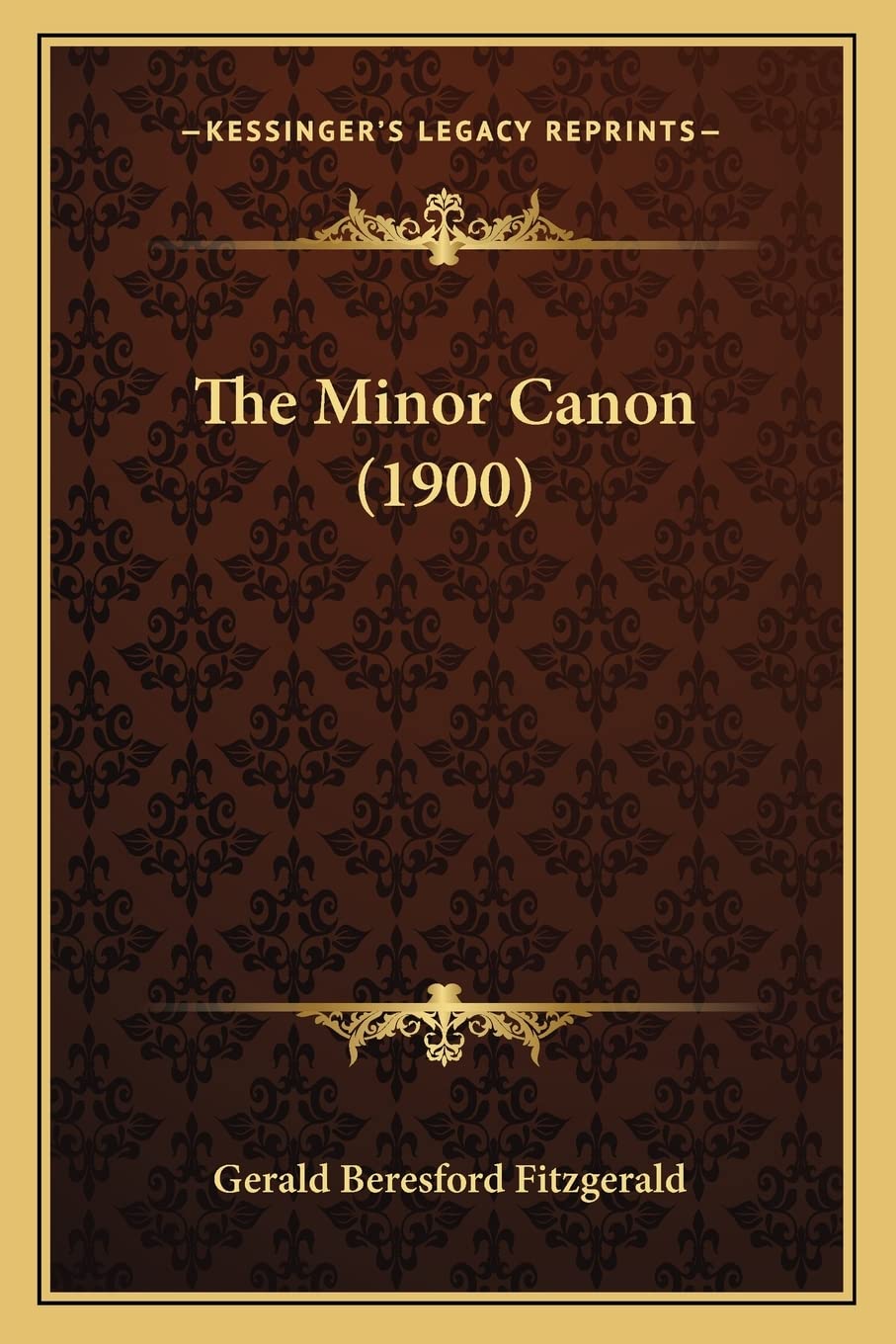 The Minor Canon (1900),Used