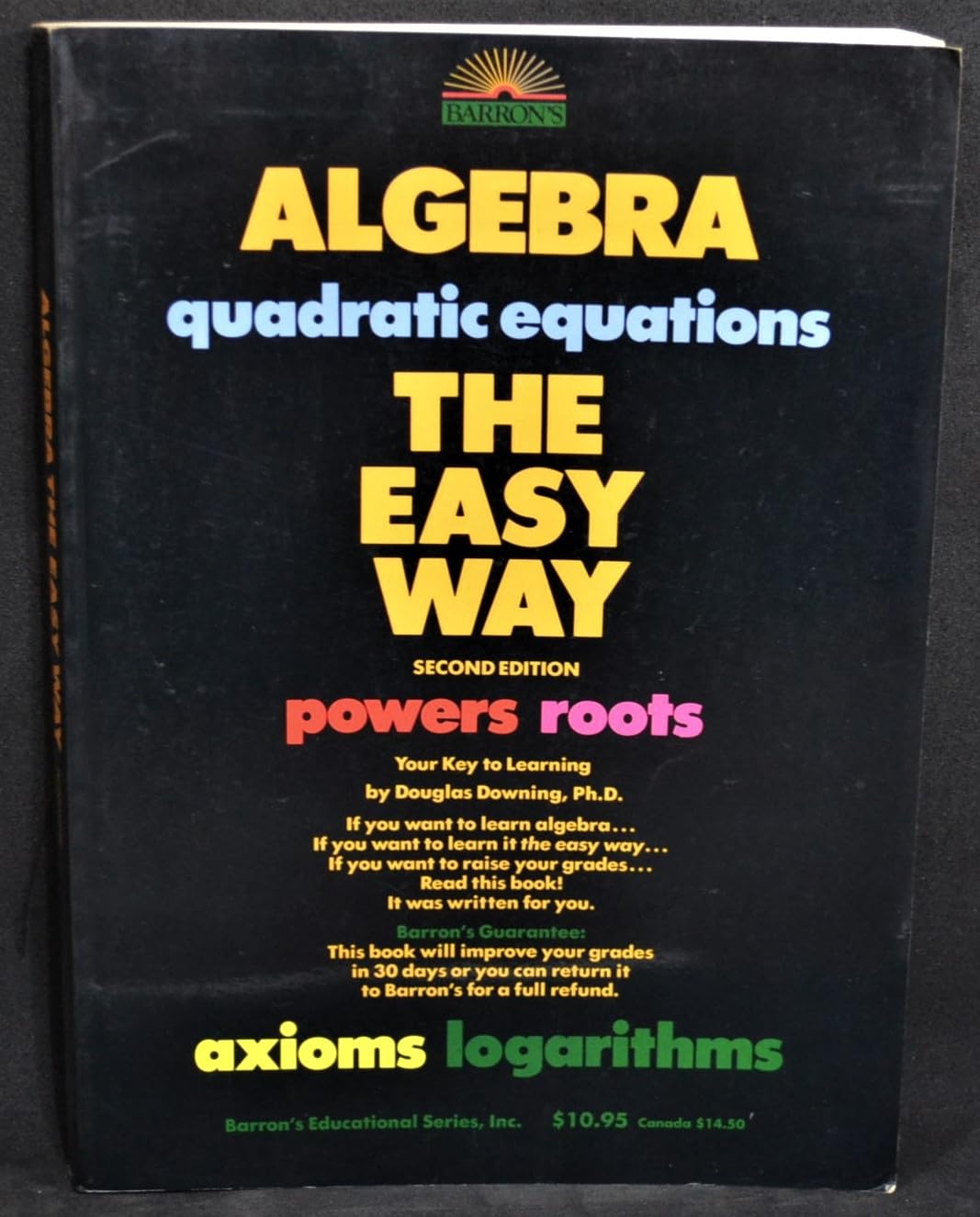 Algebra, the Easy Way (Algebra the Easy Way, 2nd Ed),Used