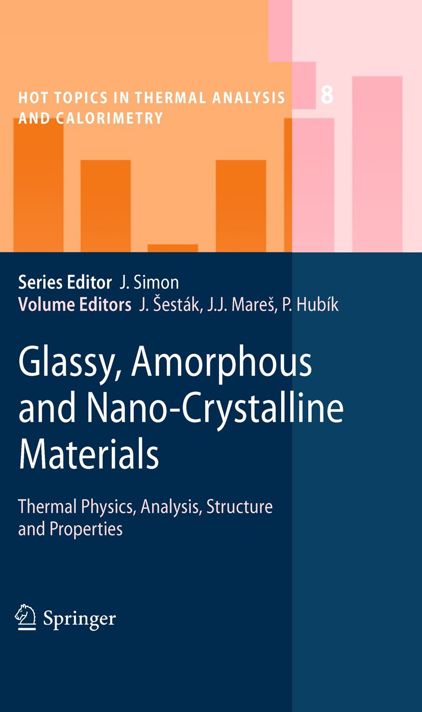 Glassy, Amorphous and NanoCrystalline Materials: Thermal Physics, Analysis, Structure and Properties (Hot Topics in Thermal Ana,Used