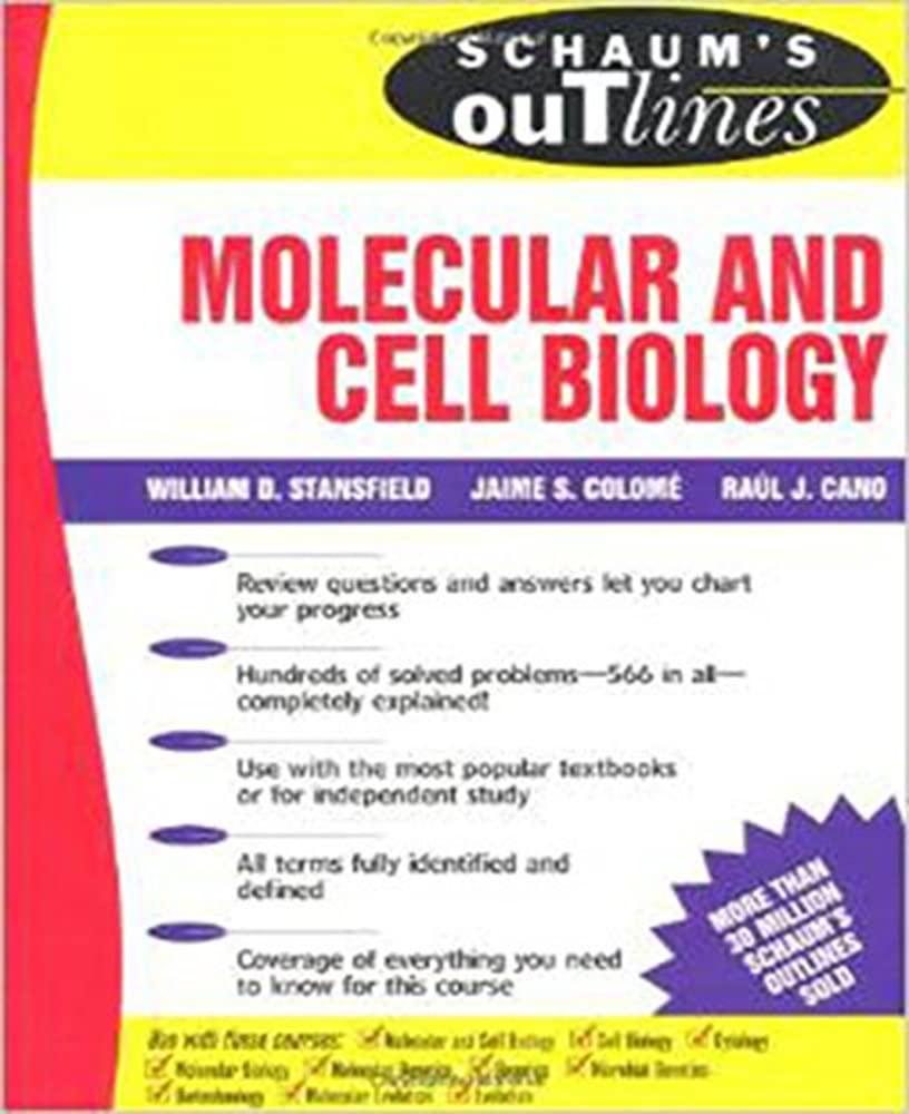 Outline of Molecular and Cell Biology,Used