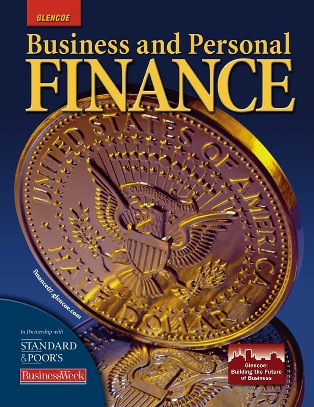 Business And Personal Finance, Student Edition (Personal Finance (Recordkeep)),New