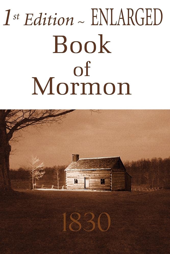 1St Edition Enlarged Book Of Mormon,New