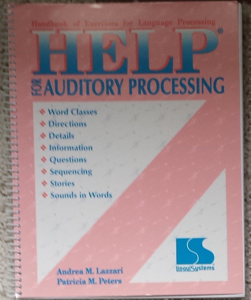 HELP: For auditory processing,Used