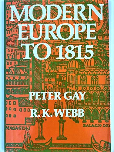 Modern Europe to 1815,Used