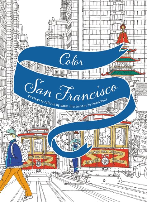 Color San Francisco: 20 Views to Color in by Hand,Used
