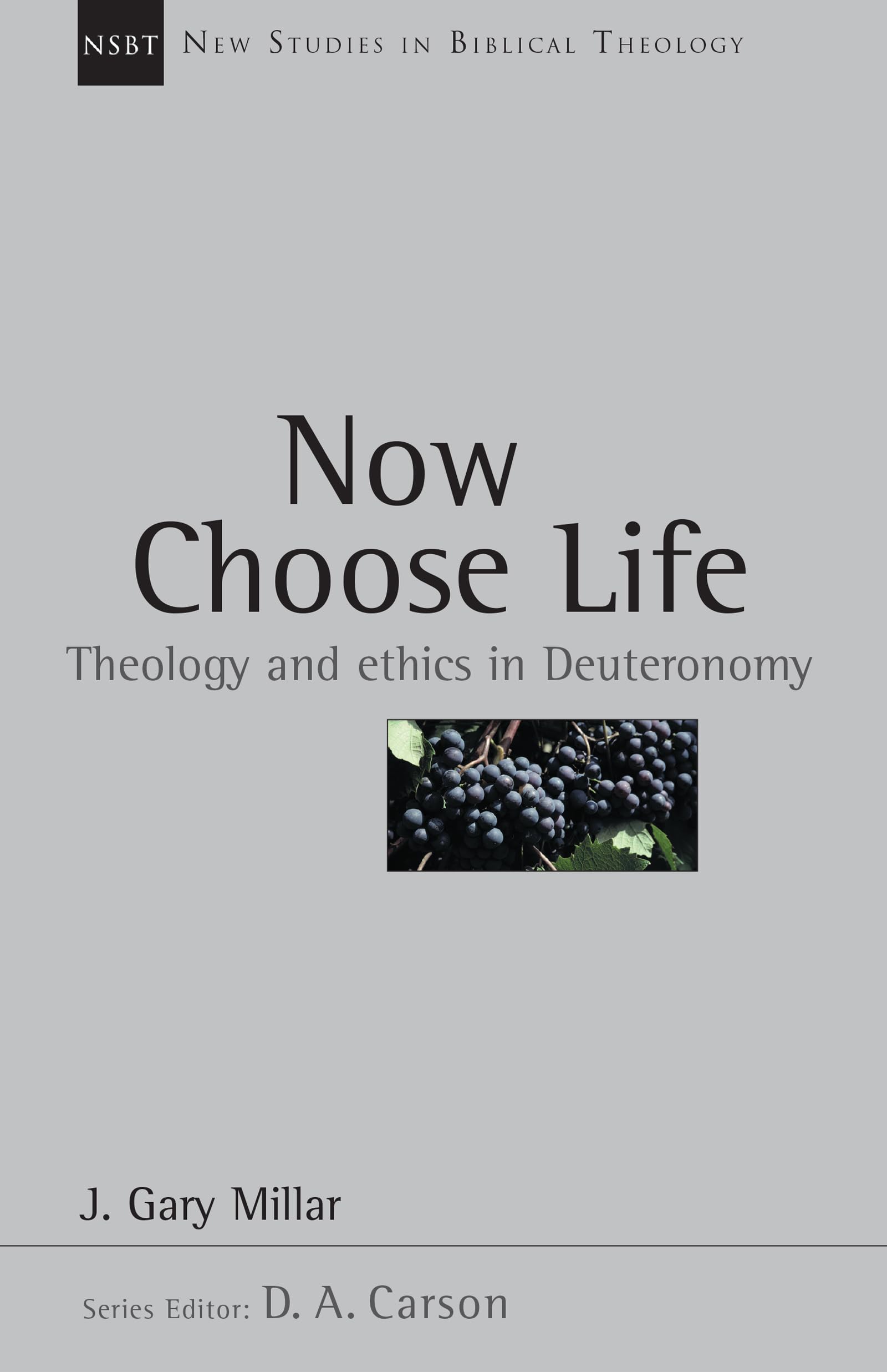 Now Choose Life: Theology and Ethics in Deuteronomy (Volume 6) (New Studies in Biblical Theology),Used