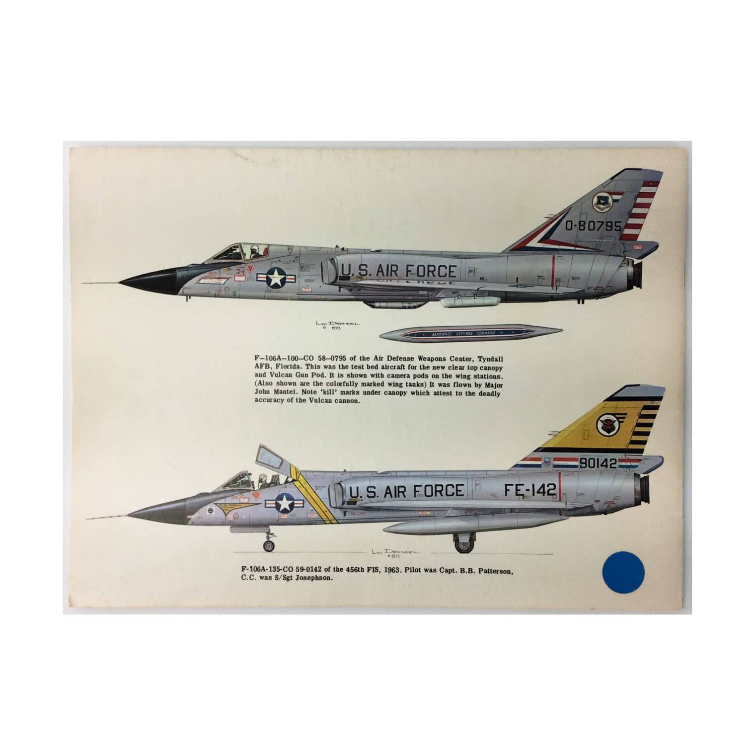 F106 Delta Dart in Action  Aircraft No. Fifteen,Used