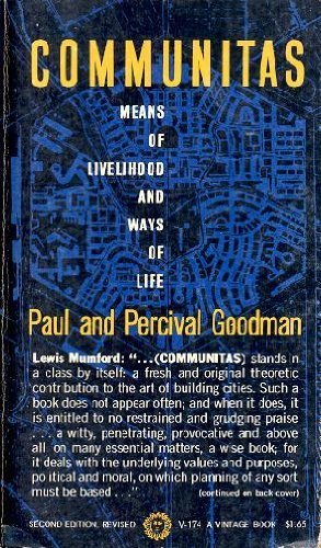 Communitas: Means Of Livelihood And Ways Of Life,Used