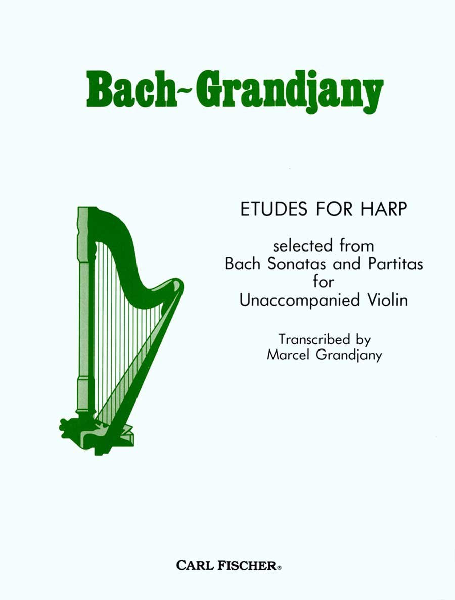 O4819  BachGrandjany  Etudes for Harp (HARPE),New