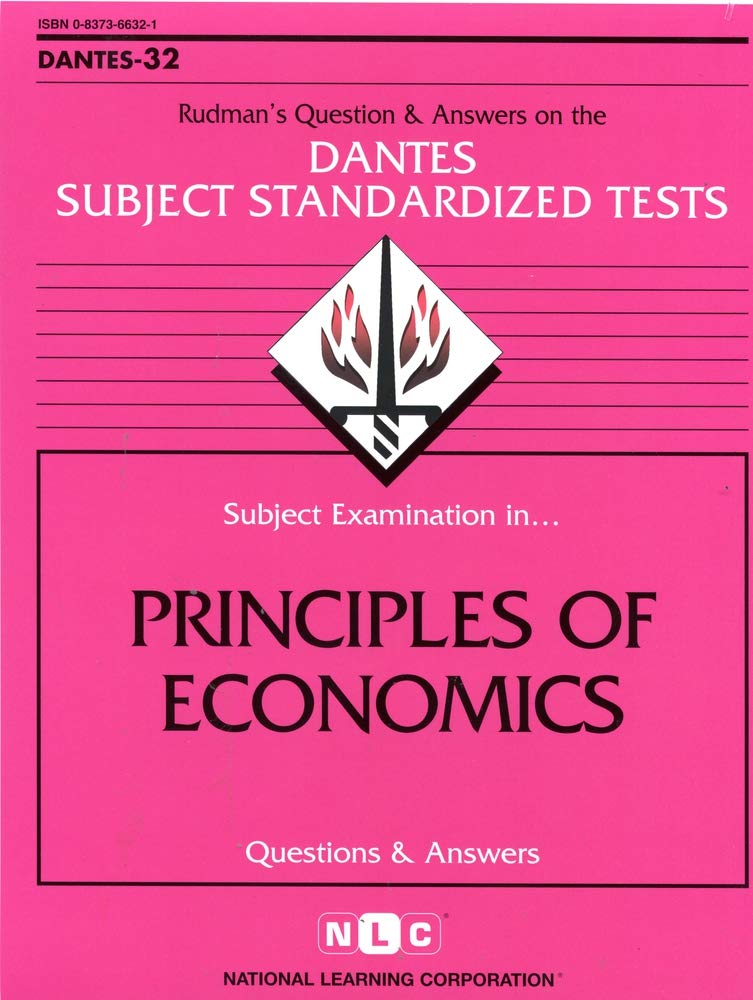 Subject Examination In Principles Of Economics (Dantes Subject Standardized Tests (Dantes)),Used