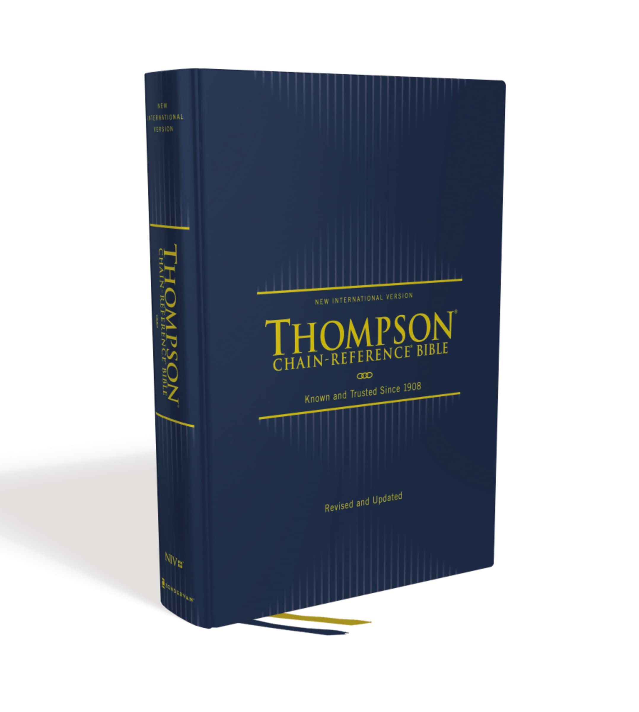 NIV, Thompson ChainReference Bible, Hardcover, Navy, Red Letter, Comfort Print,New