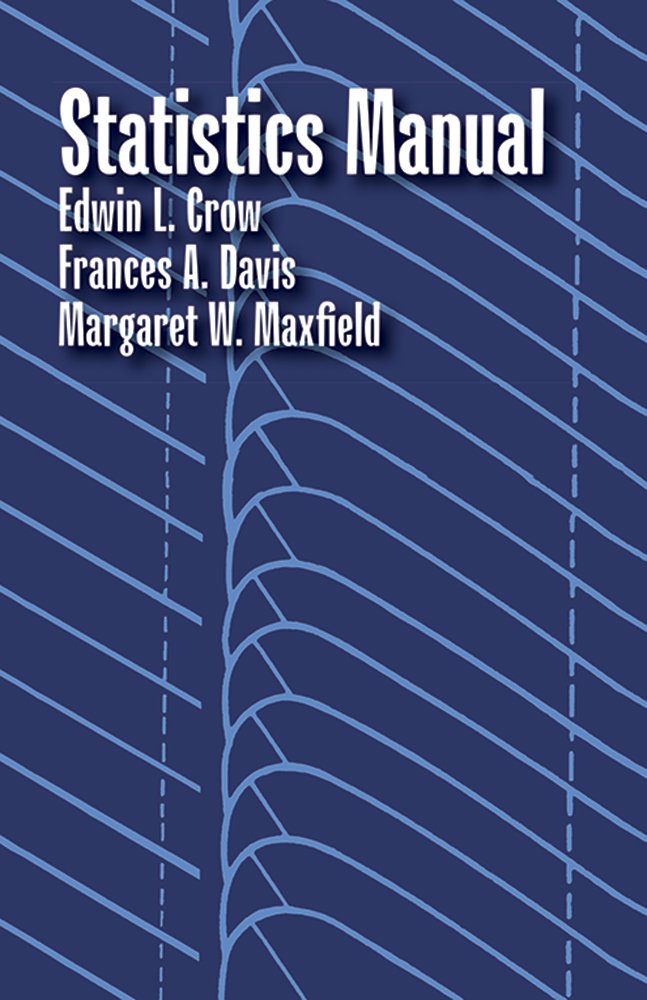 Statistics Manual (Dover Books on Mathematics),Used