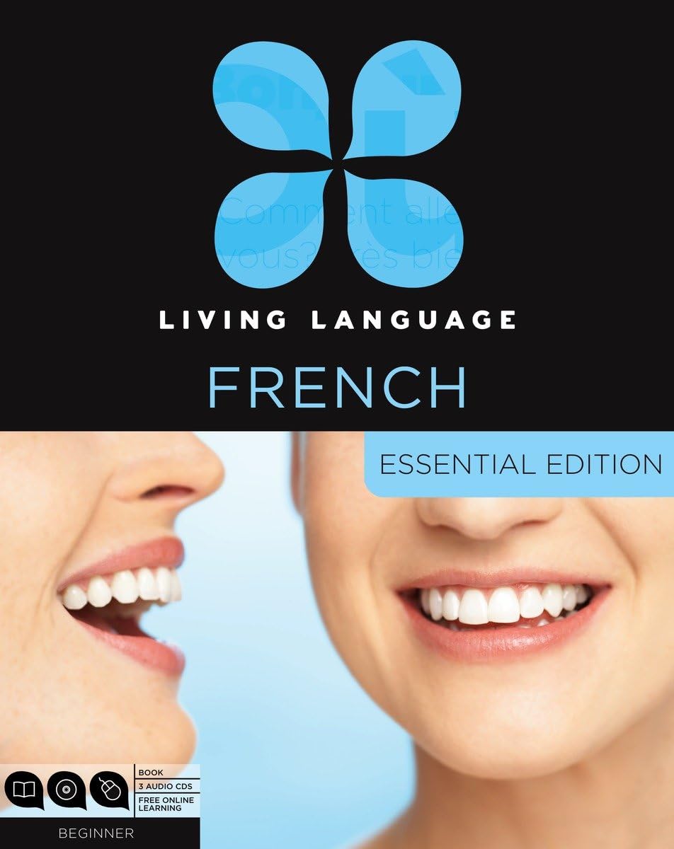 Living Language French, Essential Edition: Beginner course, including coursebook, 3 audio CDs, and free online learning,Used