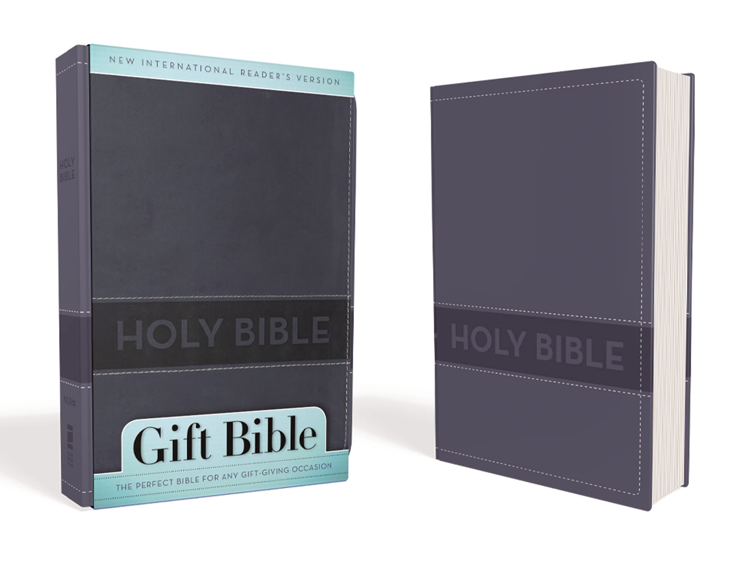 NIrV, Gift Bible, Leathersoft, Blue,New