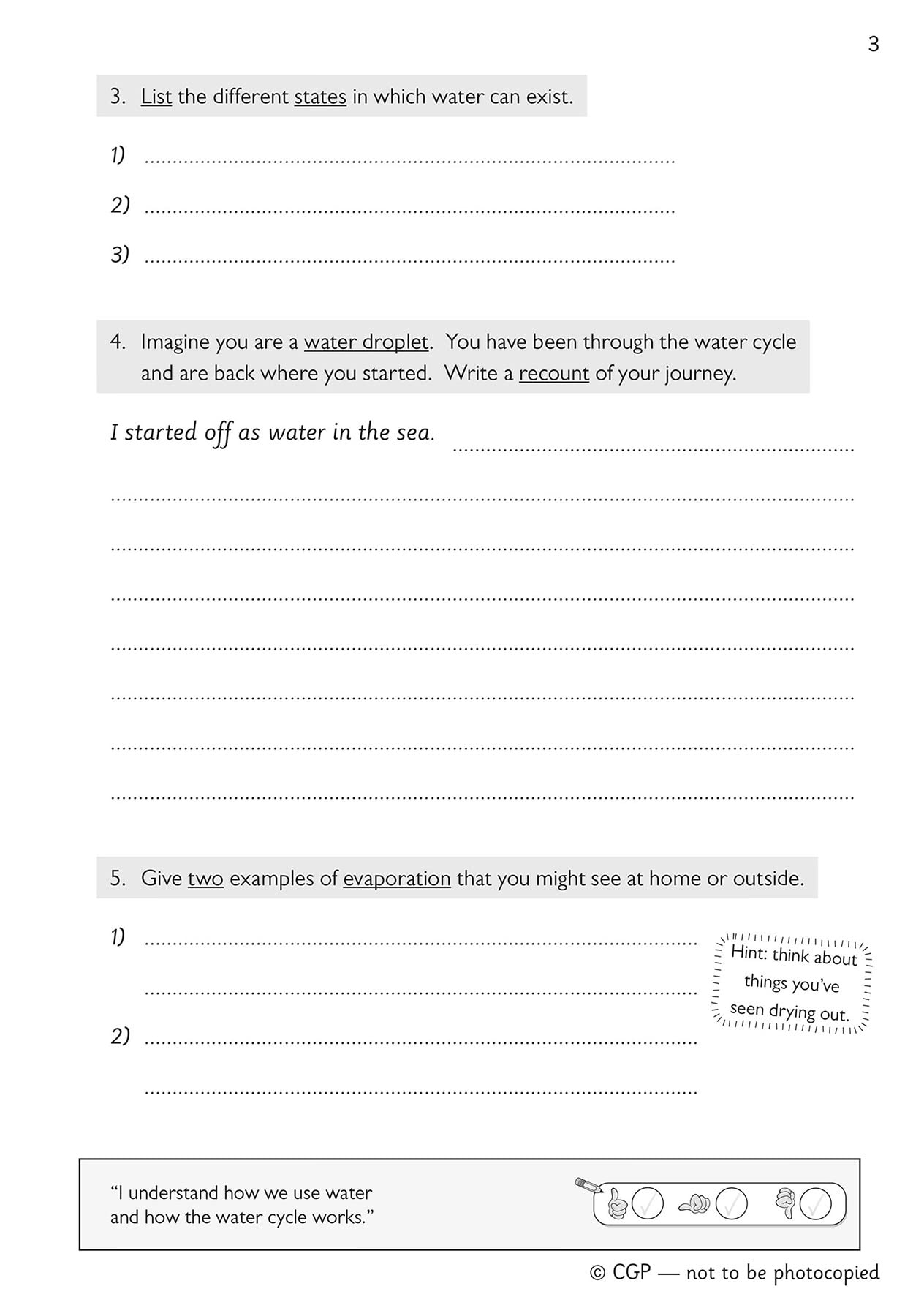 New KS2 Discover & Learn: Geography Rivers Activity Book (CGP KS2 Geography),Used