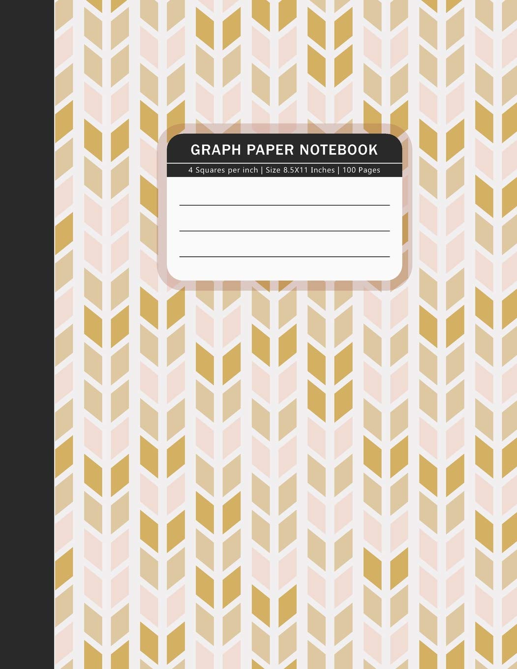 Graph Paper Notebook: 4 Squares per inch Graphing Notebook Science & Math Notebook Quad Ruled Notebook Graph Composition Boo,Used