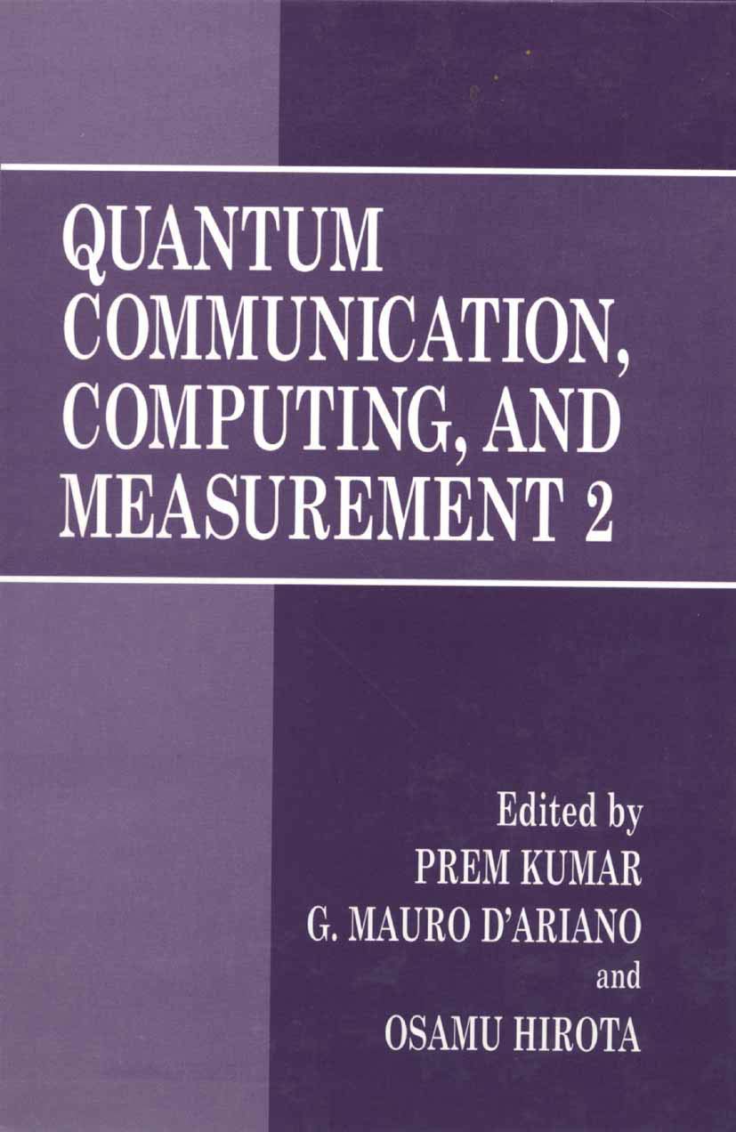Quantum Communication, Computing, and Measurement 2,Used