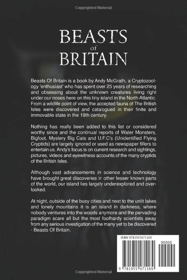 Beasts of Britain (Hangar 1 Publishings Cryptozoology Books),Used
