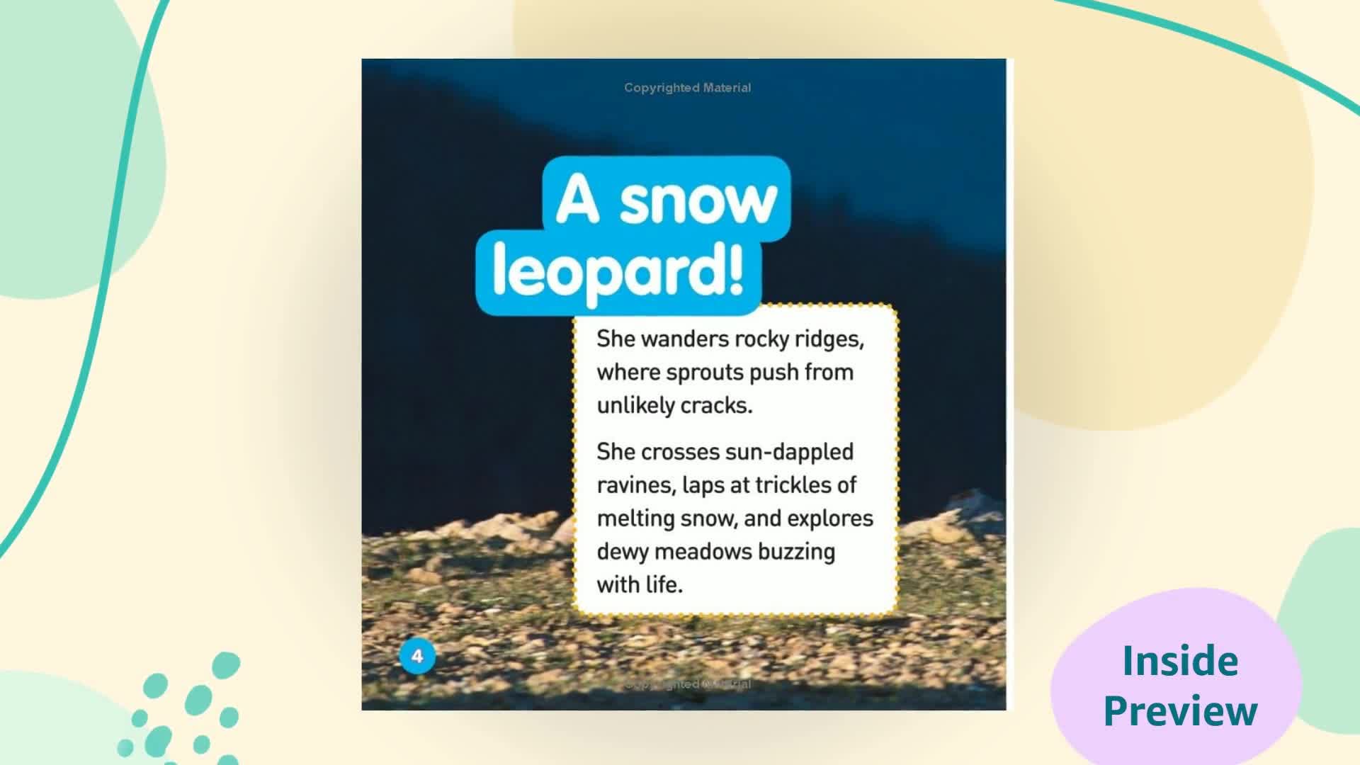 Explore My World Snow Leopards,Used