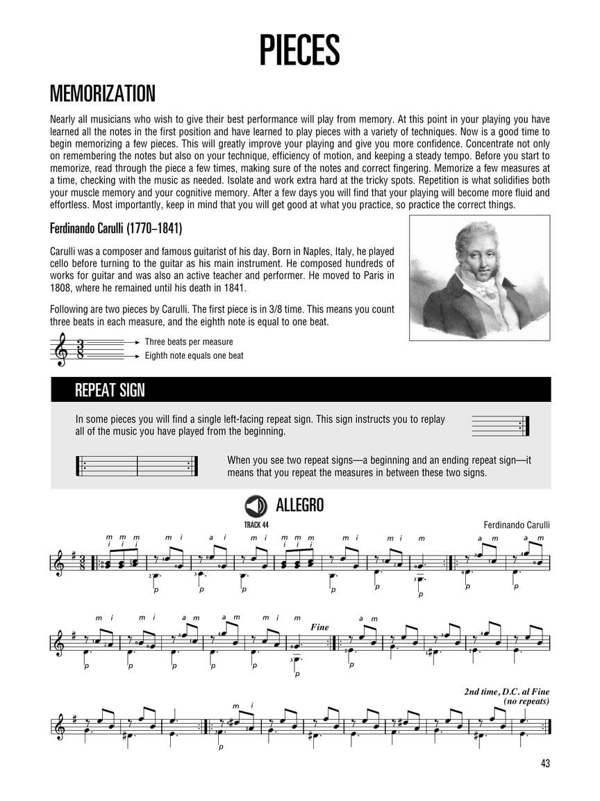 Hal Leonard Classical Guitar Method Beginners Guide with Online Audio Learn Classical Guitar Techniques, SightReading and Re,New